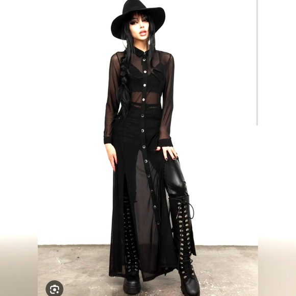 Disturbia UK Divination Shirt Dress - Picture 1 of 9